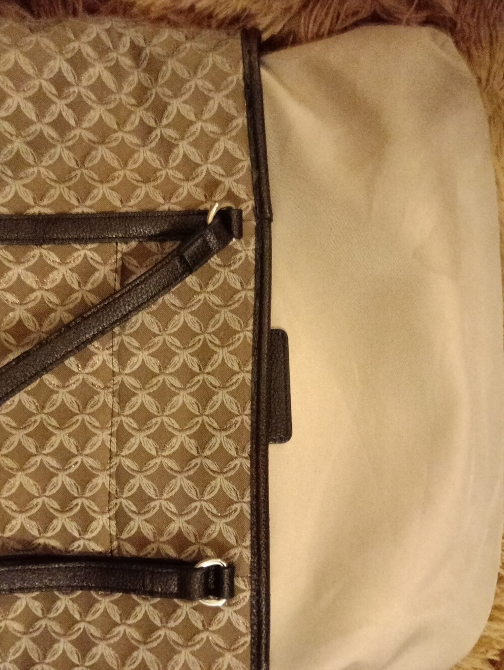 Dana Buchman Tote Bag AND Matching Wallet - Picture 14 of 15